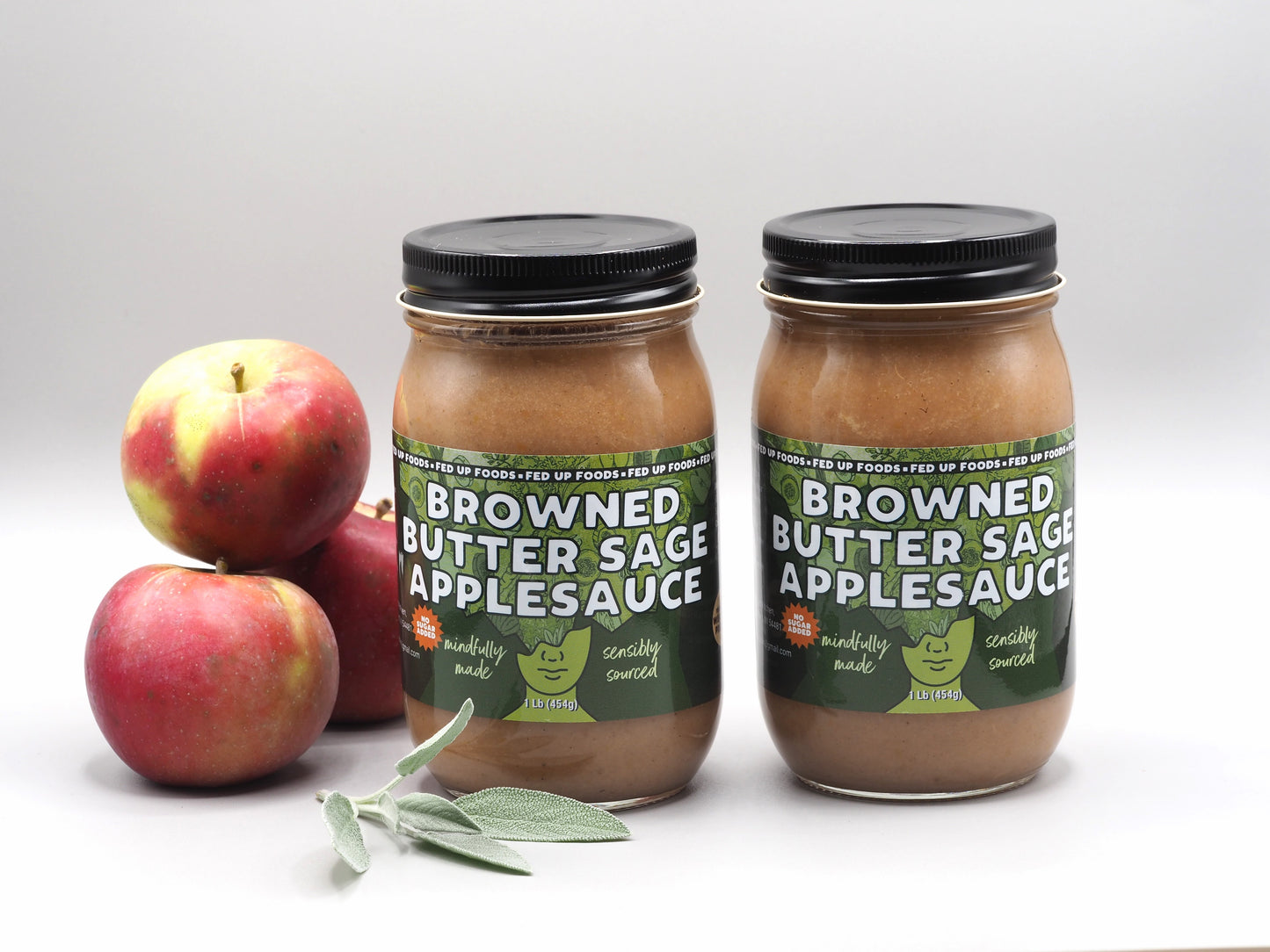 Browned Butter Sage Applesauce Fed Up Foods 2 pack