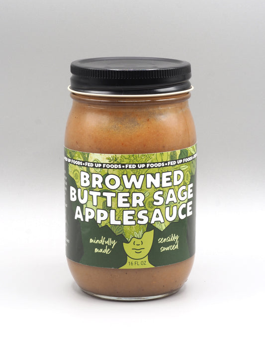 Browned Butter Sage Applesauce