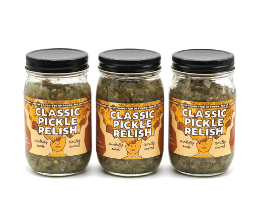 Fed Up Foods Classic Pickle Relish 16oz