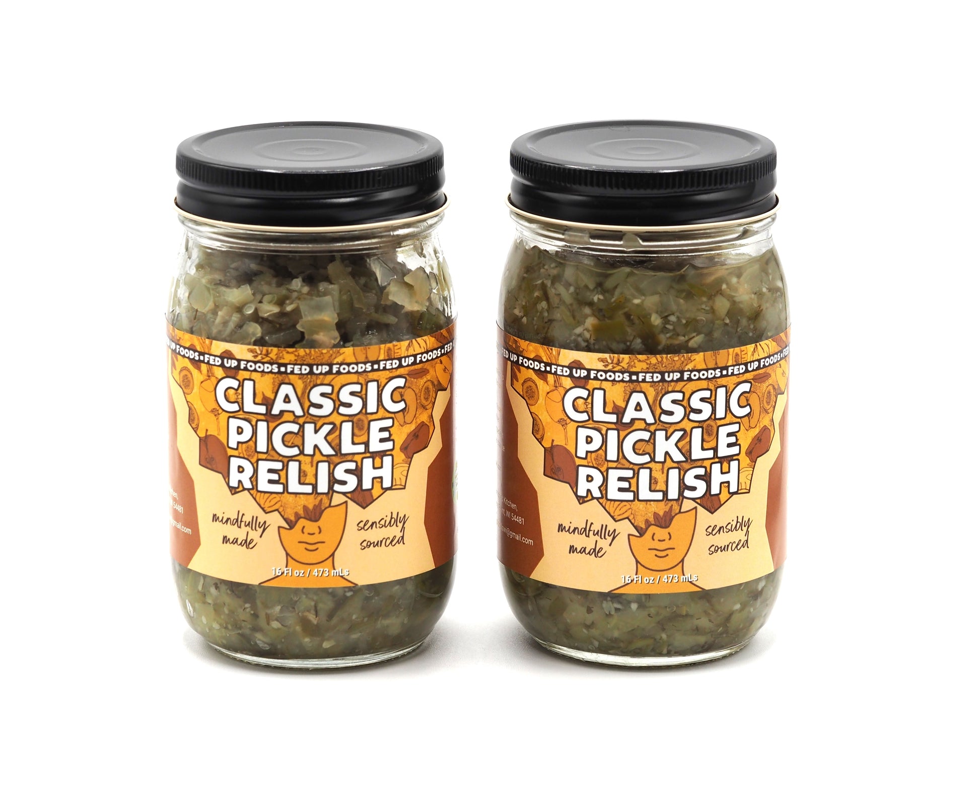 Fed Up Foods Classic Pickle Relish 2 pack