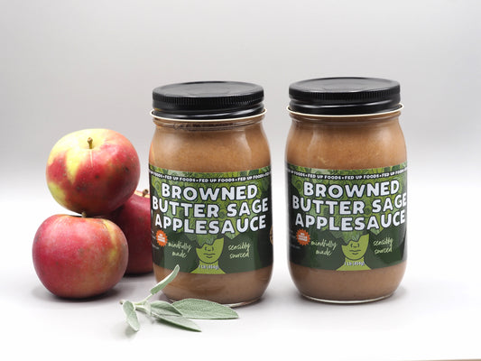 Browned Butter Sage Applesauce Fed Up Foods 2 pack