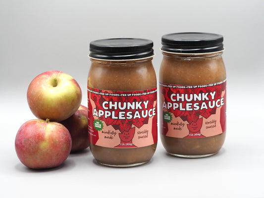 Fed Up Foods Chunky Applesauce 2 pack