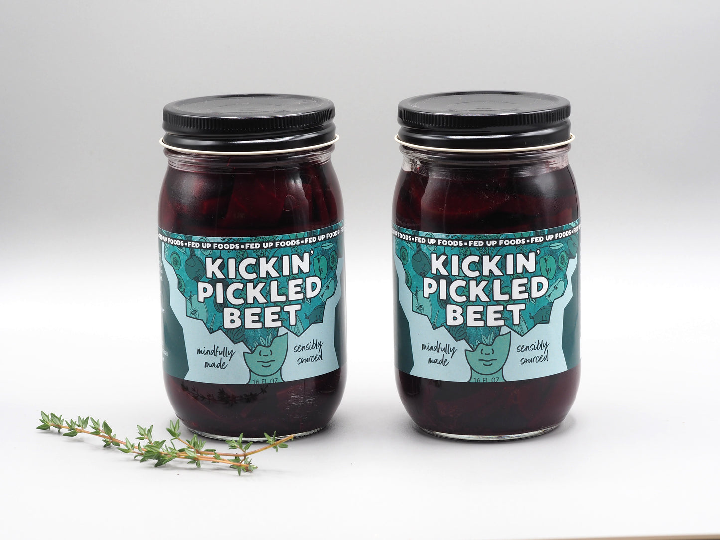 Fed Up Foods Kickin' Pickled Beet 2 pack