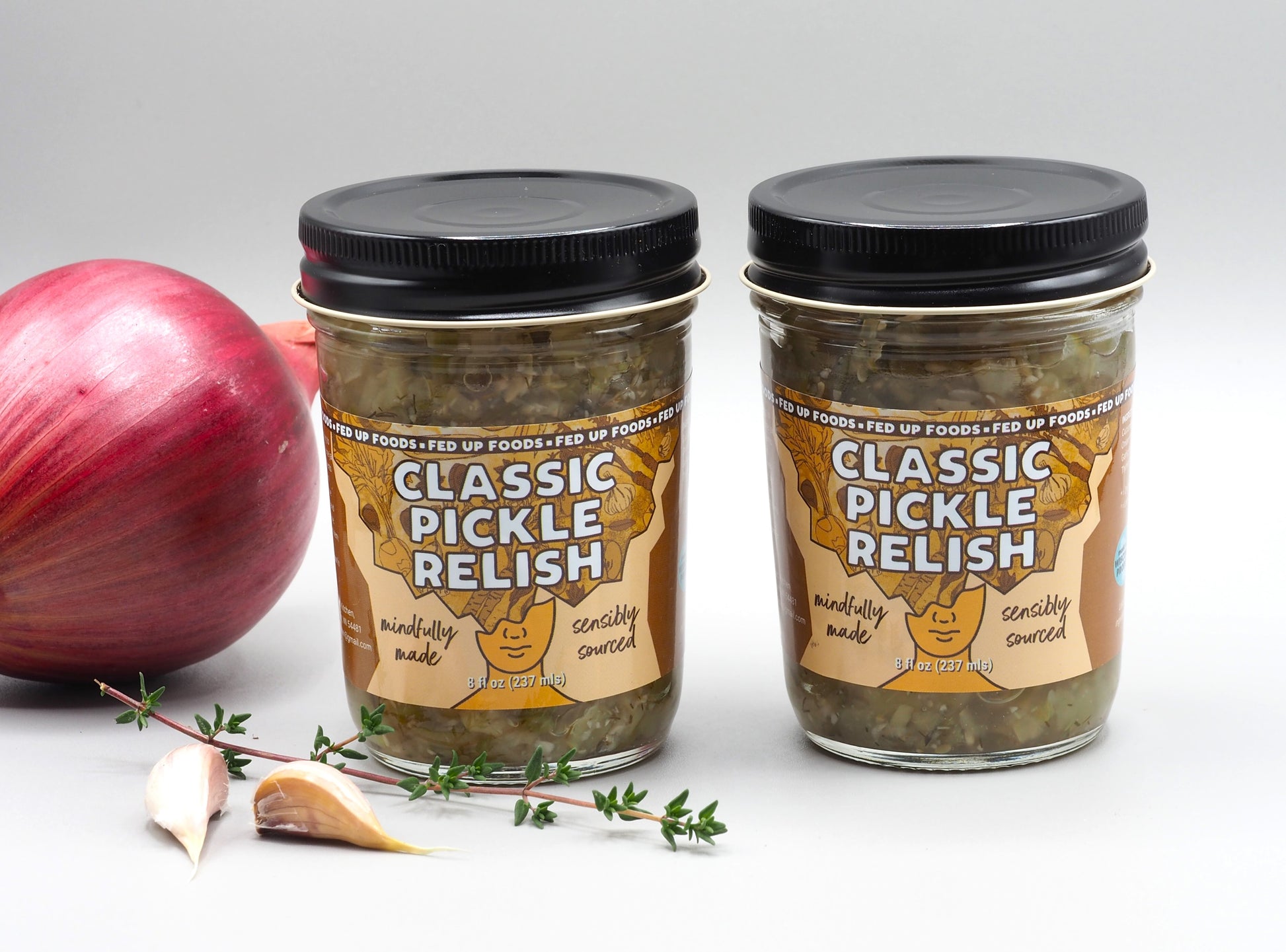 Fed Up Foods Classic Pickle Relish 2 pack
